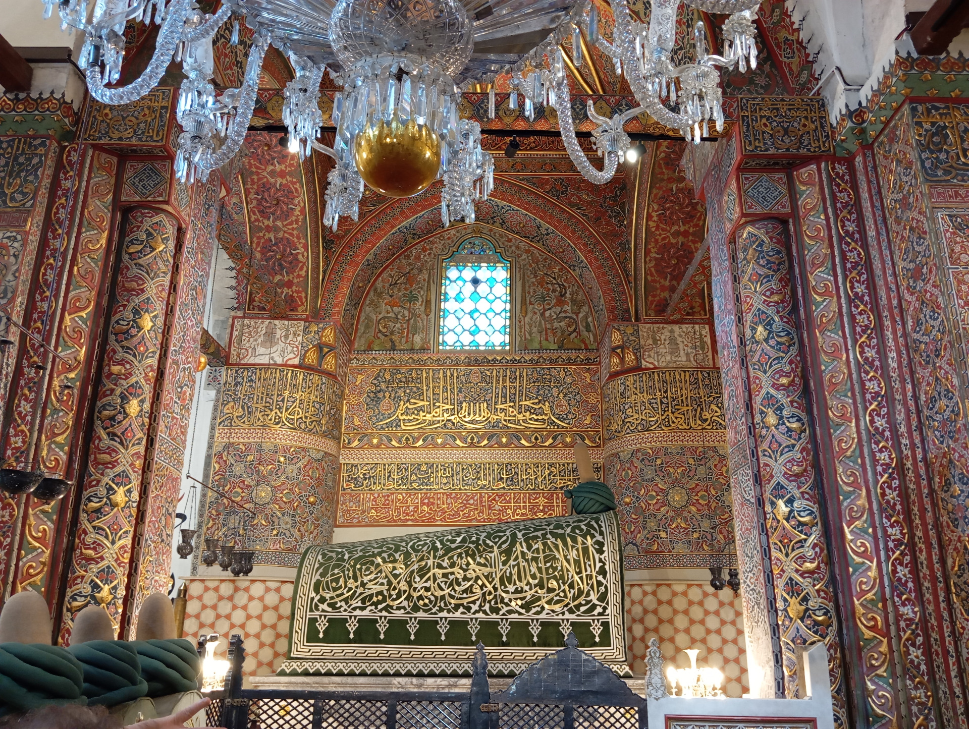 Das Grab von Rumi, Rumi-Museum, Konya, Türkei, 06.09.2025. Foto: Sergej Perelman