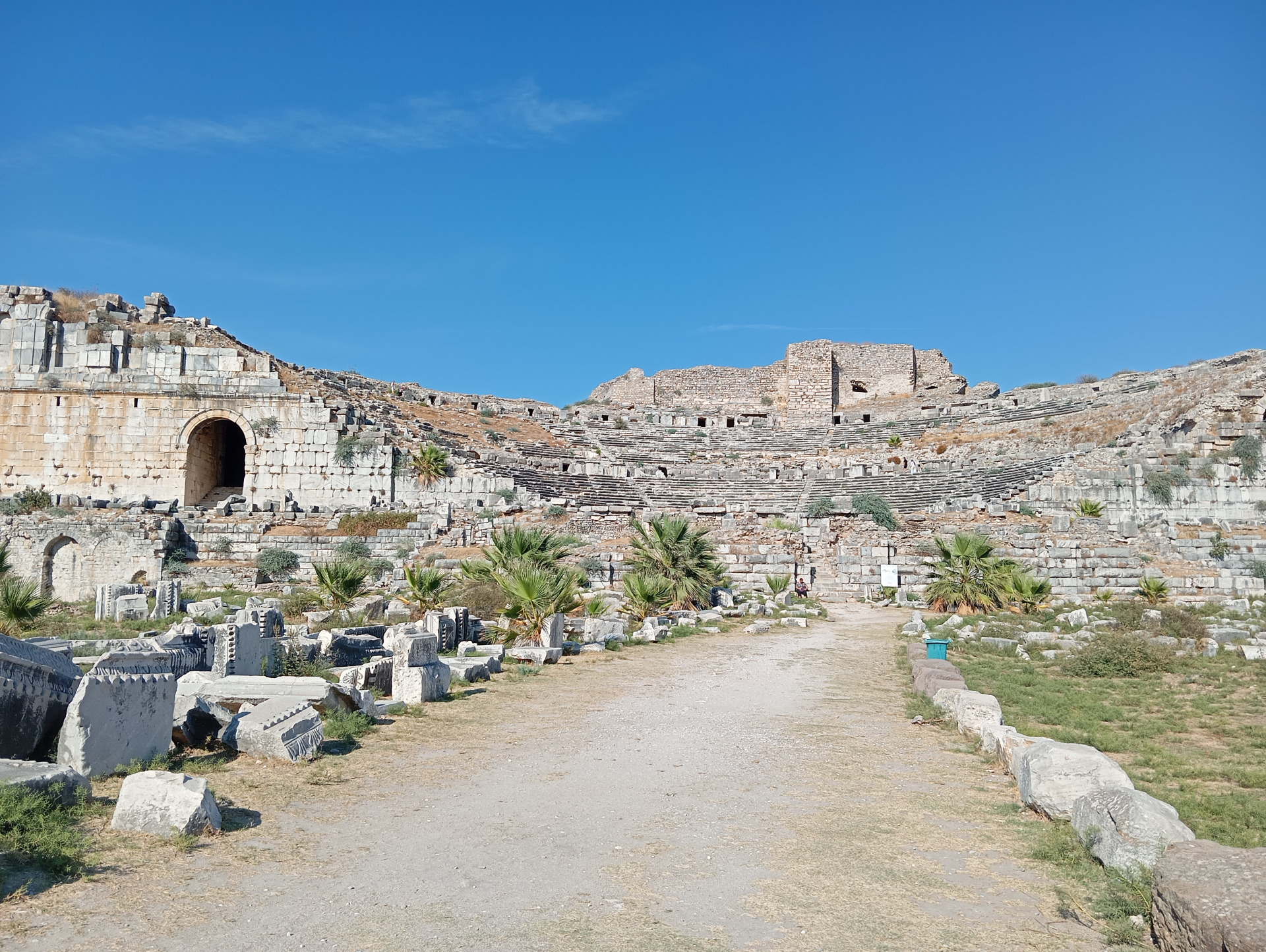 Amphitheater von Milet, Freilichtmuseum Milet, Türkei, 08.09.2025. Foto: Sergej Perelman